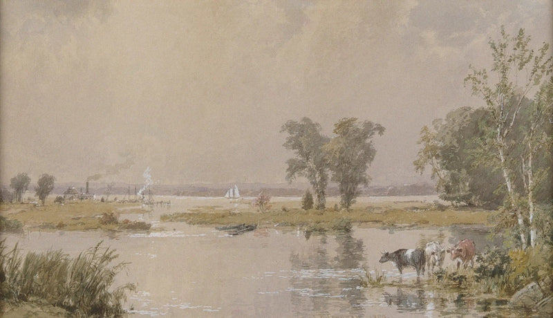 Hackensackin preerialaiset - Jasper Francis Cropsey
