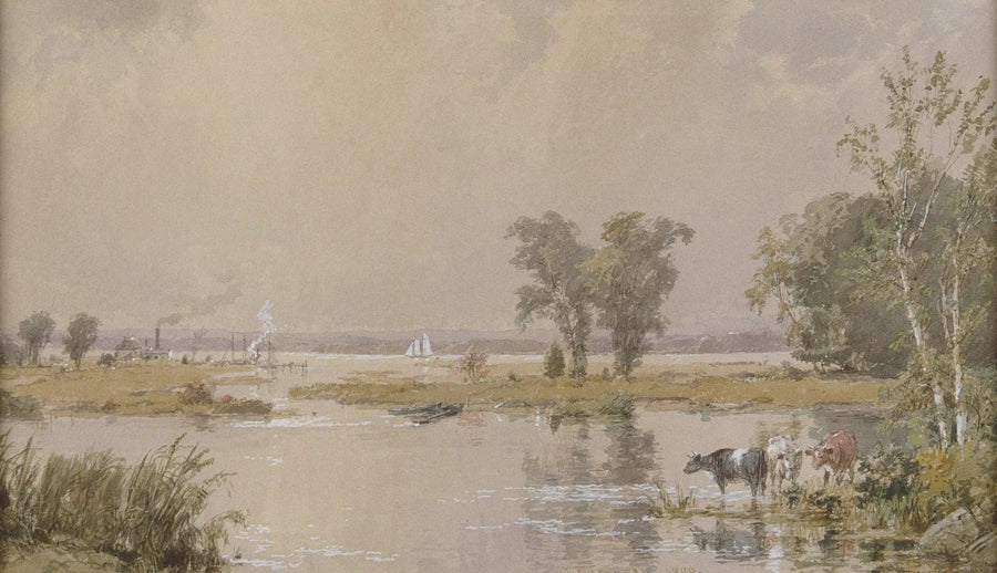 Hackensackin preerialaiset - Jasper Francis Cropsey