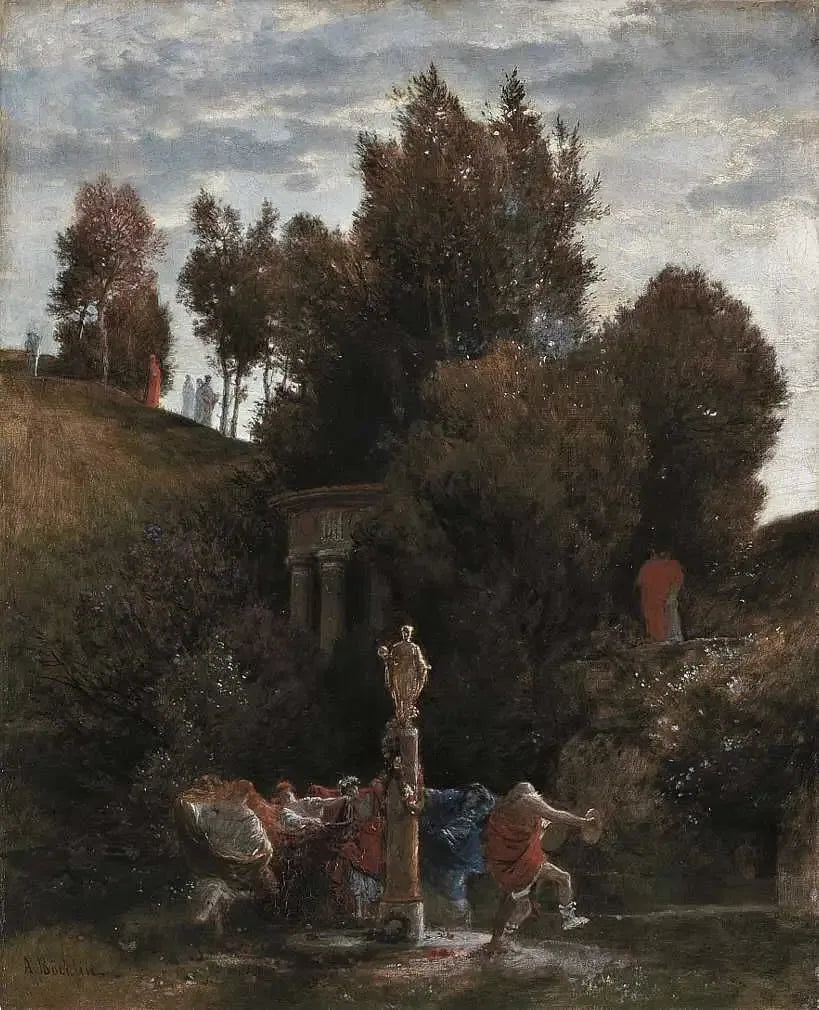 Ensimmäinen roomalainen toukokuu - Arnold Böcklin