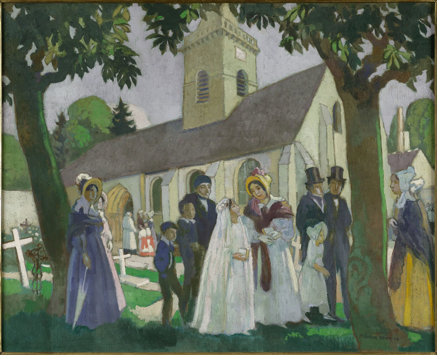 Léopoldinen ensimmäinen ehtoollinen Fourqueuxissa - Maurice Denis