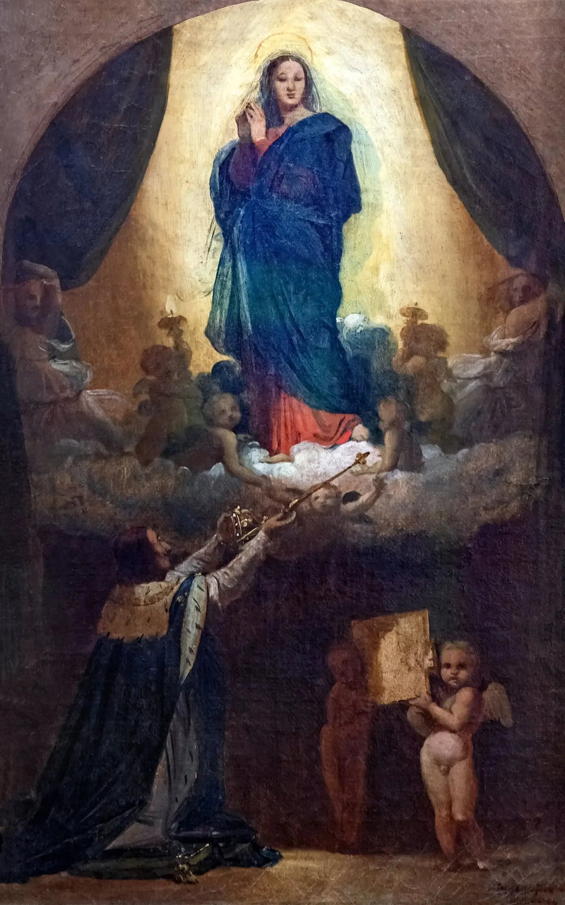 Louis XIII:n valan ensimmäinen ajatus - Jean-Auguste-Dominique Ingres