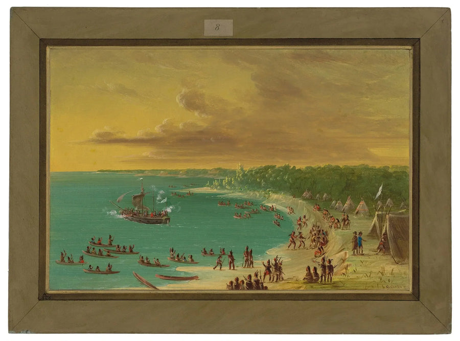 Griffinin ensimmäinen ylitys Lake Erie -järvellä. 7. elokuuta 1679 - George Catlin