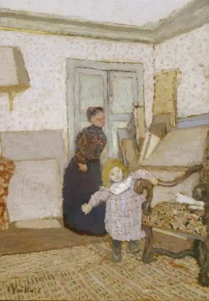 Ensimmäiset askeleet - Édouard Vuillard