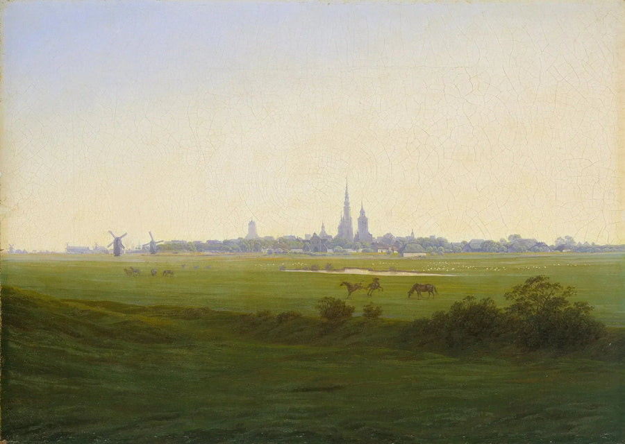 Lähistöllä Greifswaldia - Caspar David Friedrich
