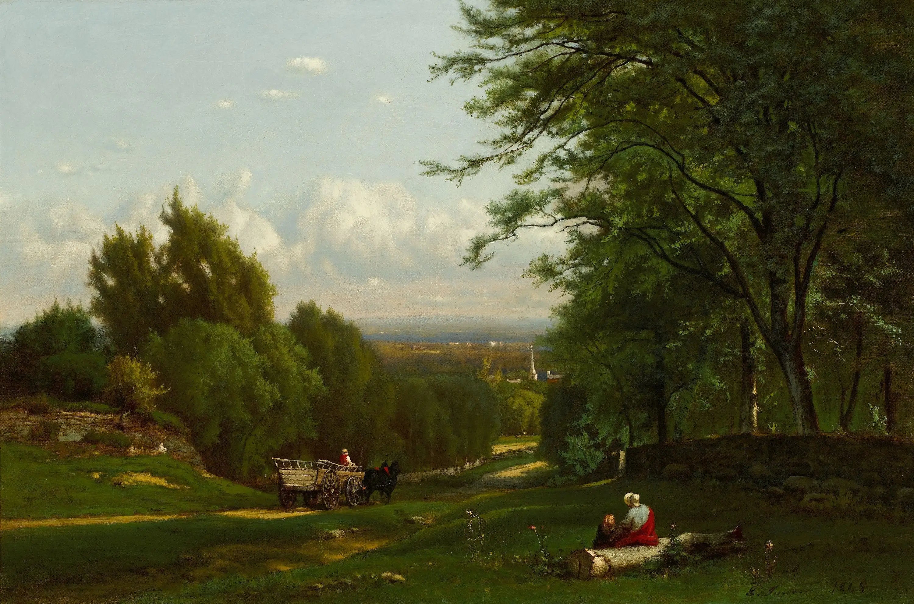 Près de Leeds New York - George Inness - Alpha Reproduction