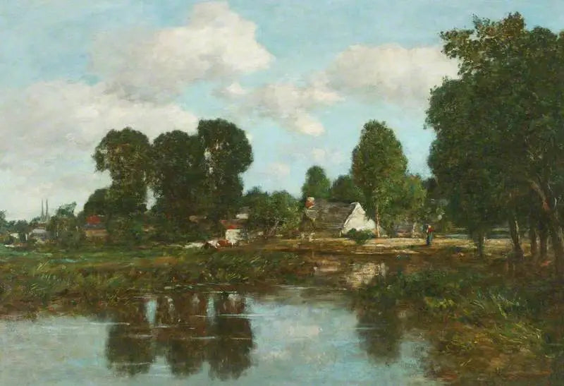 Près de Quimper - Eugène Boudin image 1 copie de tableau peinte à la main