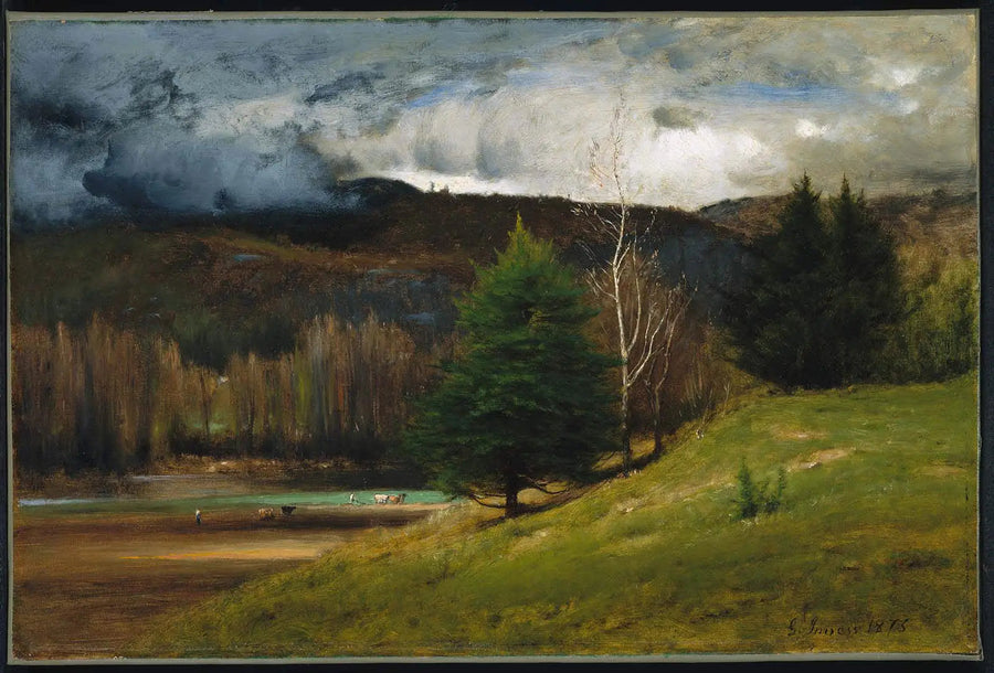 Lähellä Kearsargen kylää - George Inness