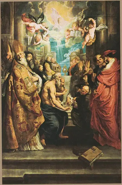 Todellinen läsnäolo Pyhässä Sakramentissa - Peter Paul Rubens