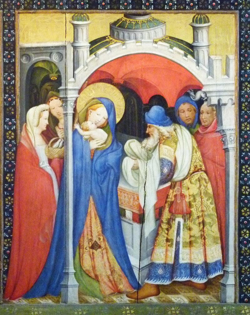 Jeesuksen esittely temppelissä - Conrad von Soest