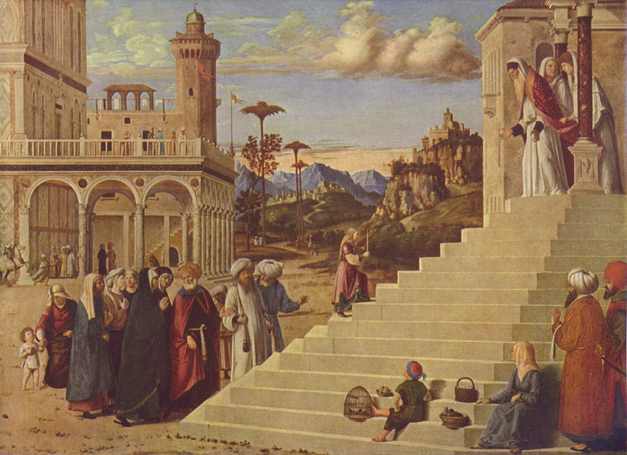 Neitsyt Marian temppelissä - Cima da Conegliano
