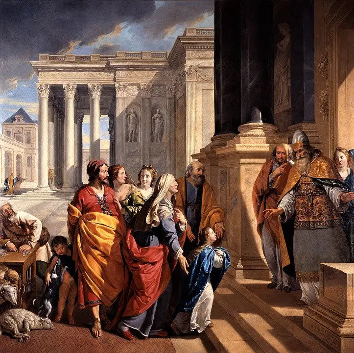 Neitsyt Marian temppelissä - Philippe de Champaigne