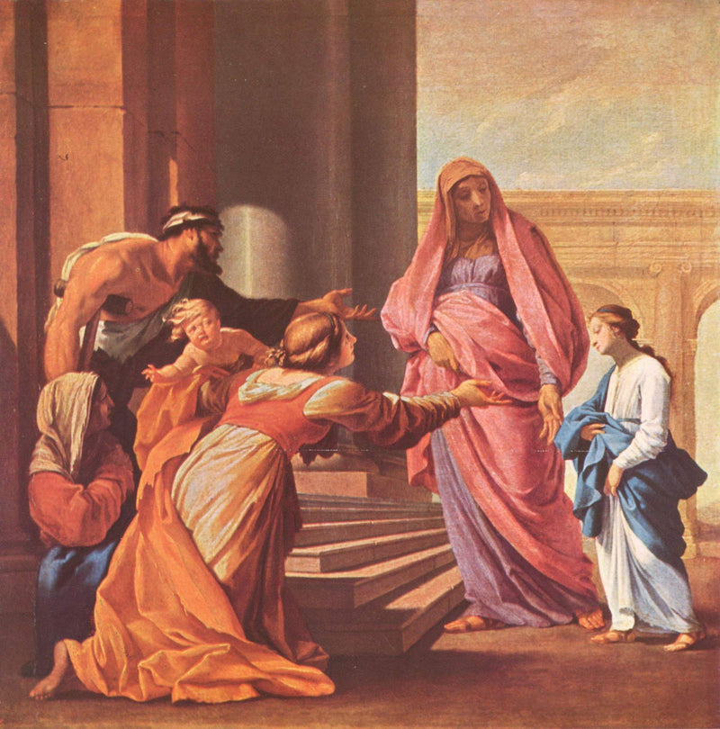 Neitsyt Marian esittely - Eustache Le Sueur