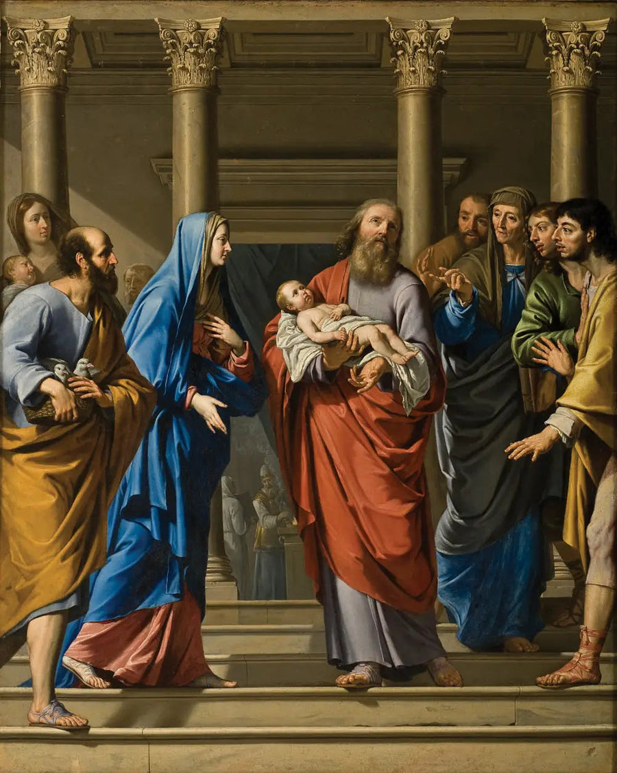 Kristuksen esittely temppelissä - Philippe de Champaigne