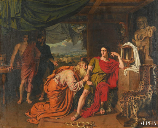 Priam demande à Achille de rendre le corps d’Hector - Alexander Ivanov Reproductions de tableaux à la peinture à l’huile