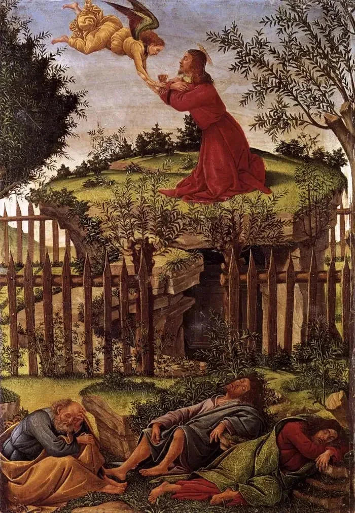 Rukous Öljymäellä - Sandro Botticelli