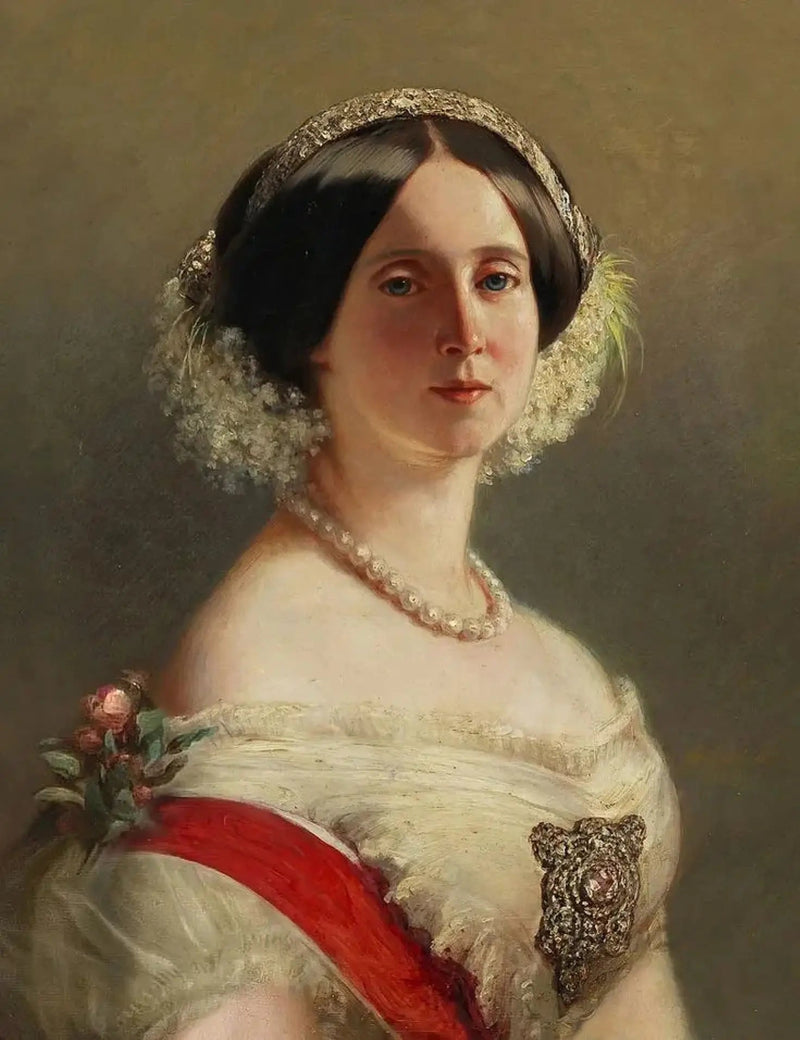 Prinzessin Augusta Sachsen-Weimar-Eisenach, myöhemmin Preussin kuningatar ja Saksan keisarinna - Franz Xaver Winterhalter