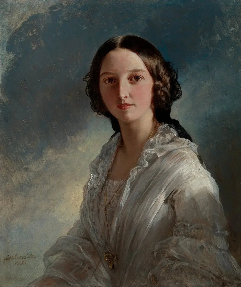 Prinzessin Feodora von Hohenlohe-Langenburg (1839-1872) - Franz Xaver Winterhalter