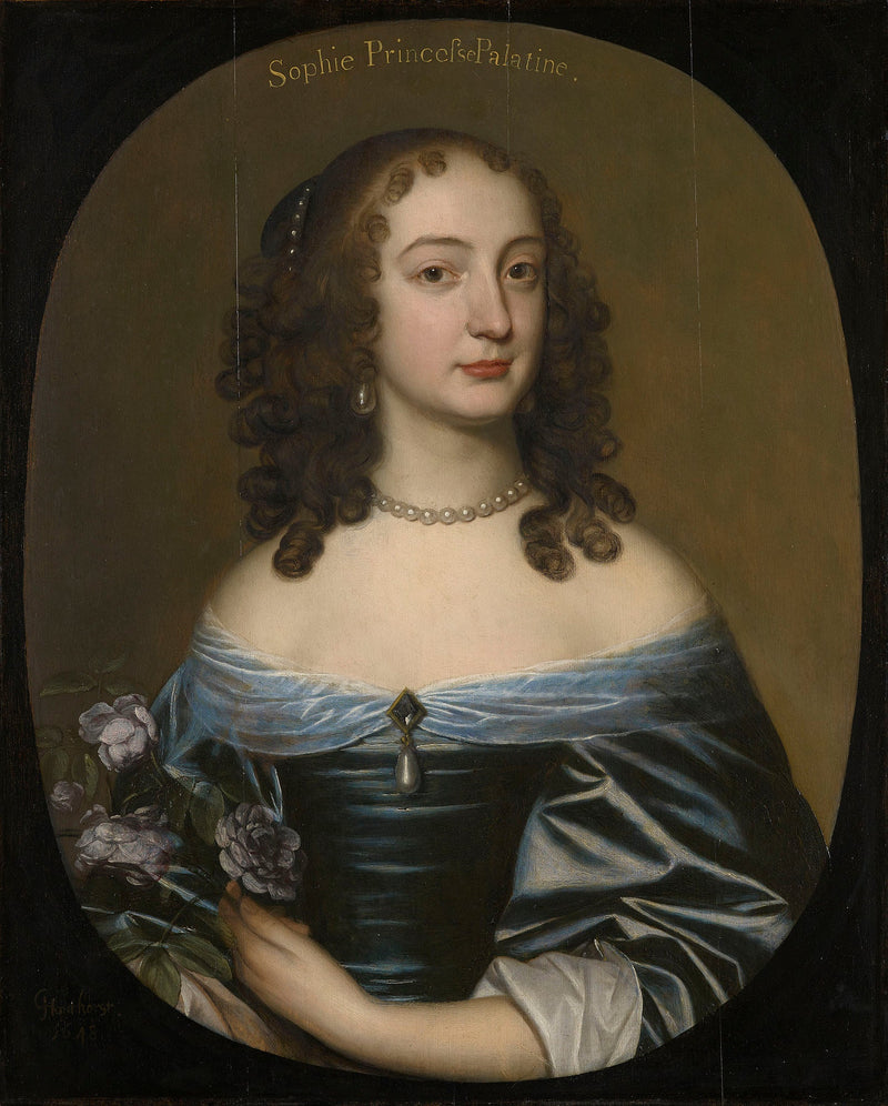 Prinzessin Sophie, tuleva herttuatar Brunswick-Lunebourg, Hannoverin electress (1630-1714) - Gerrit van Honthorst
