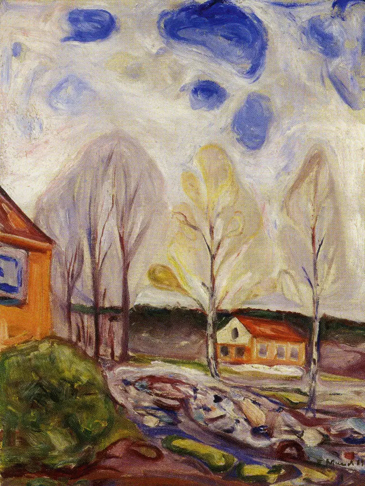 Kevät Åsgårdstrandissa - Edvard Munch