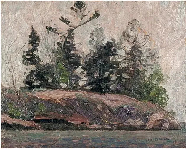Keväinen virran ranskalaisessa - Tom Thomson