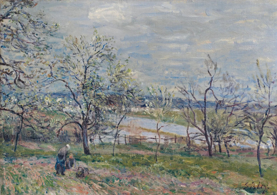 Kevät Veneux-Nadonissa - Alfred Sisley
