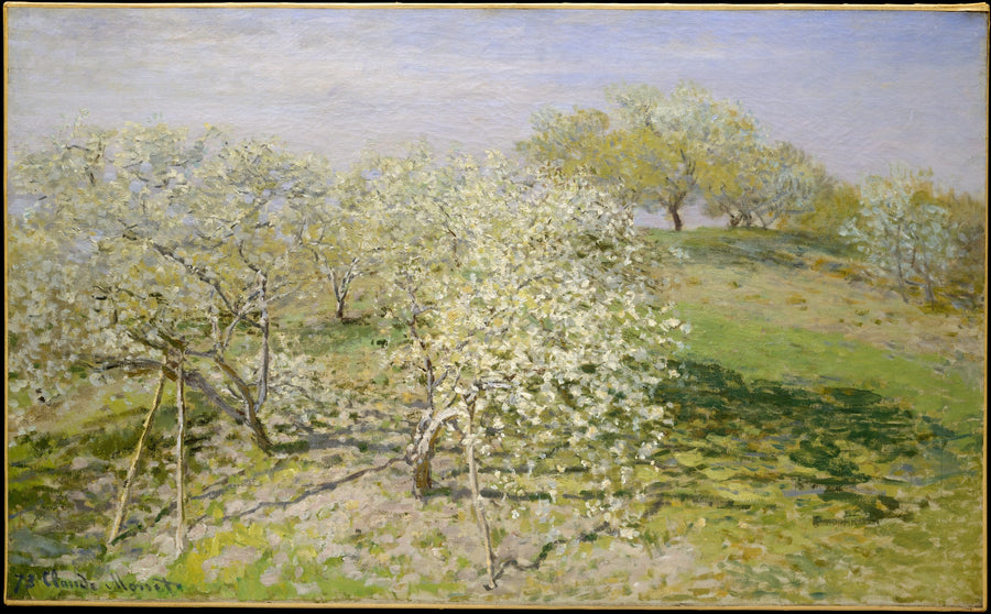 Kevät (Fruit puut kukkivat) W271 - Claude Monet