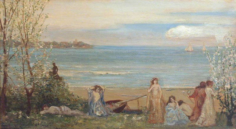 Kevät meren rannalla - Charles Conder