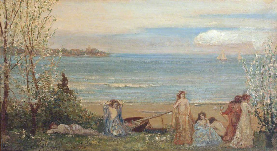 Kevät meren rannalla - Charles Conder
