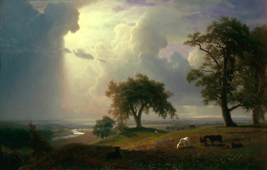 Kalifornian kevät - Albert Bierstadt