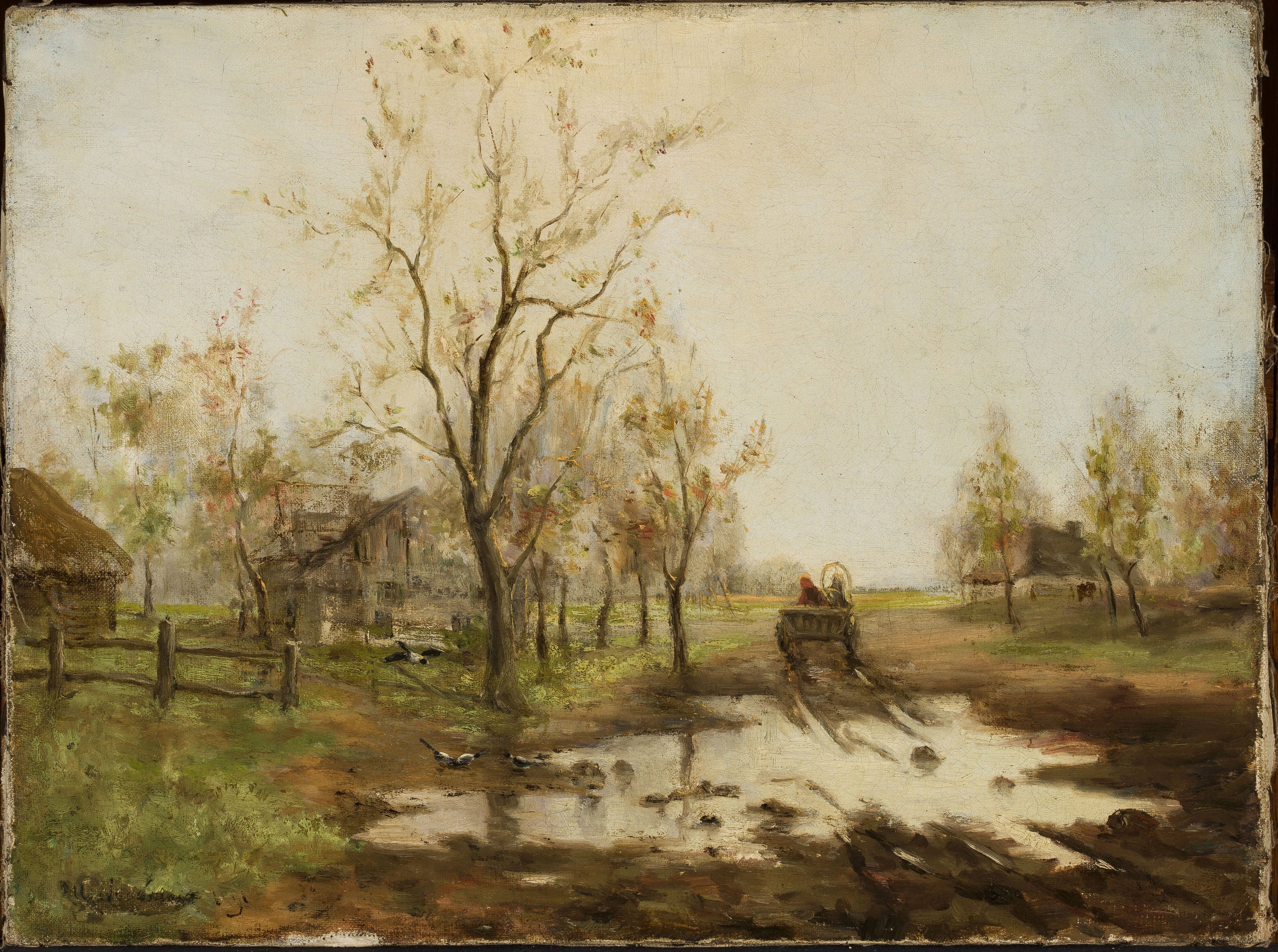 Kevät maaseudulla. - Isaac Levitan