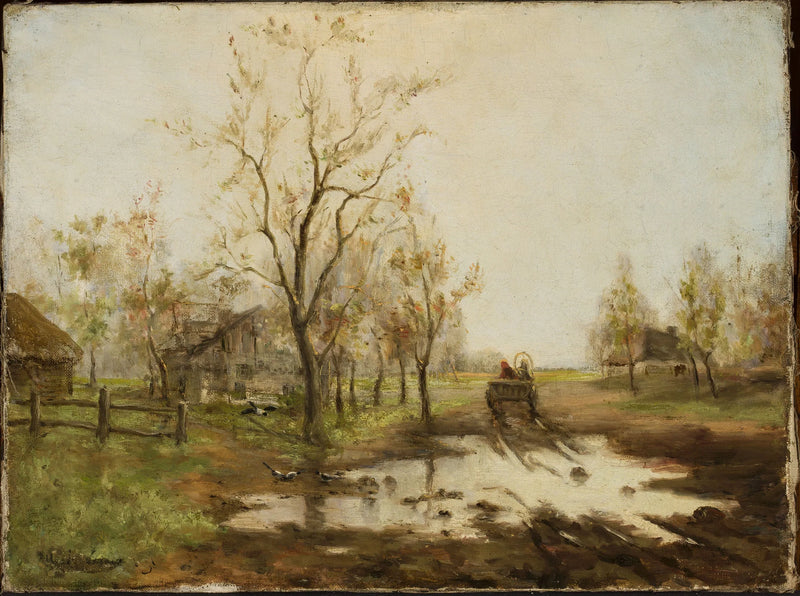 Kevät maaseudulla. - Isaac Levitan