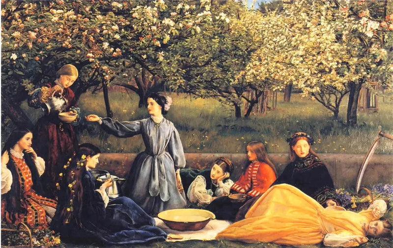 Kevät (omenapuun kukat) - John Everett Millais