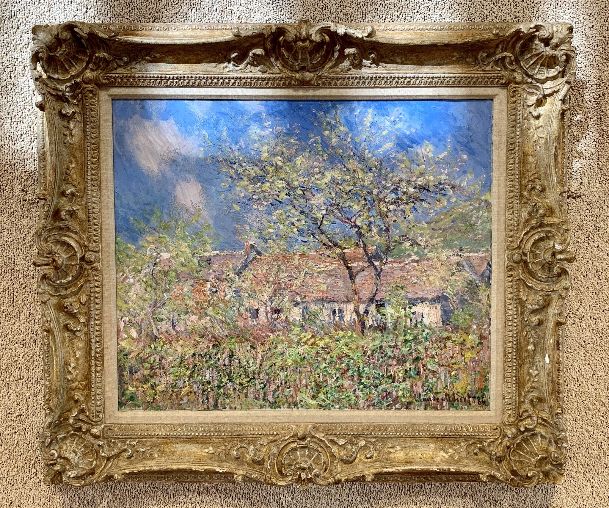 Printemps à Giverny W1062 par Claude Monet, photographié au Kreeger Museum