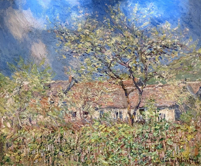Kevät Giverny W1062:ssa - Claude Monet