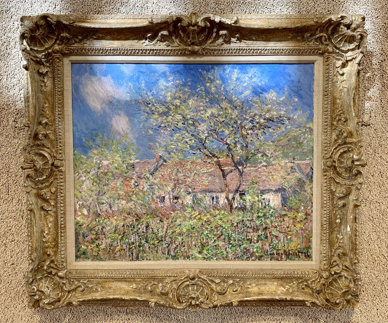 Kevät Giverny W1062:ssa - Claude Monet