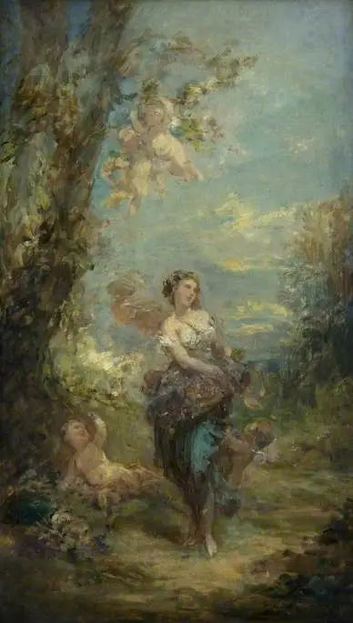 Kevät - Jean-Honoré Fragonard