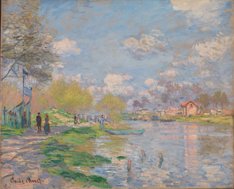 Kevät saarella Grande Jatte W459 - Claude Monet