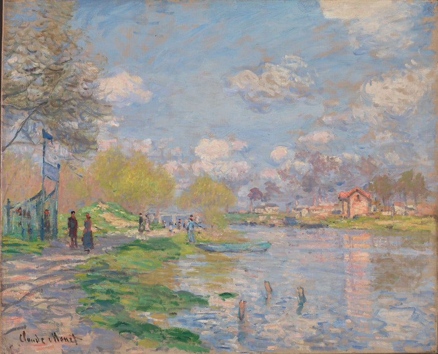 Kevät saarella Grande Jatte W459 - Claude Monet