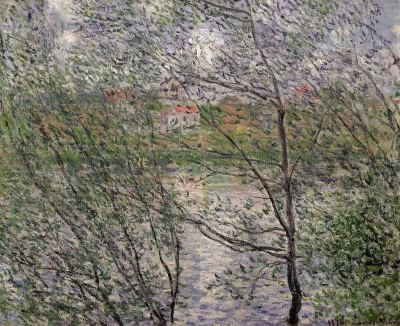 Kevät oksien läpi W455 - Claude Monet