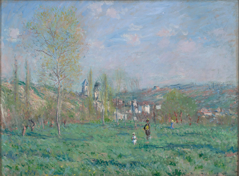 Kevät Vétheuil W579 - Claude Monet