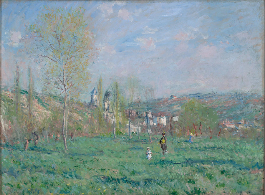 Kevät Vétheuil W579 - Claude Monet
