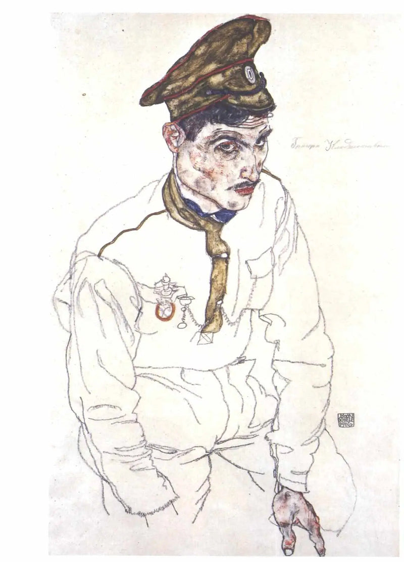 Venäläinen sotavanki - Egon Schiele
