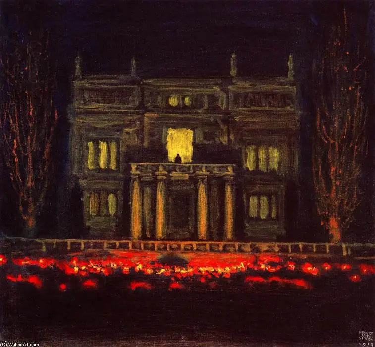 Kulkue soihtuineen - Franz Von Stuck