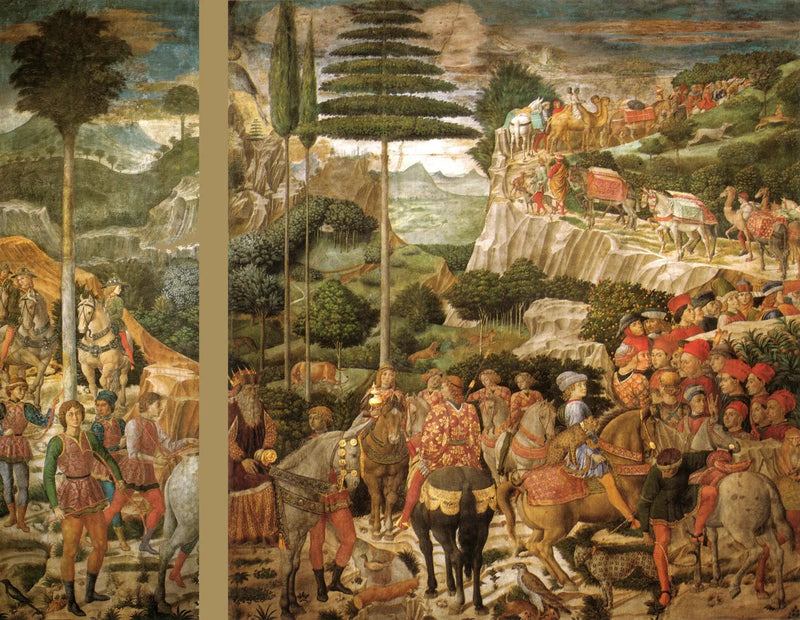 Vanhimman kuninkaan kulkue - Benozzo Gozzoli