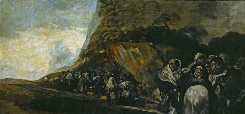 Pyhän viraston kulkue - Francisco de Goya
