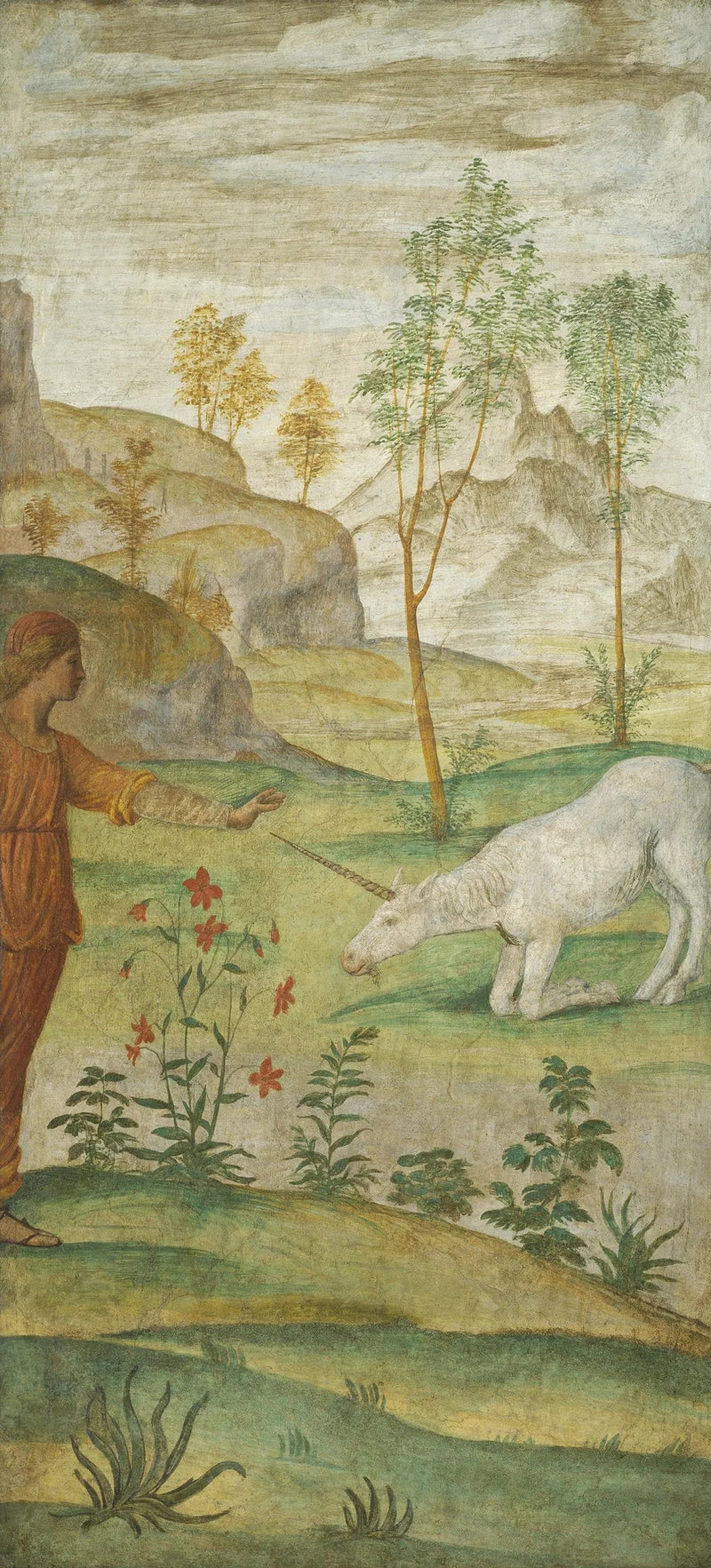 Procris ja yksisarvinen - Bernardino Luini