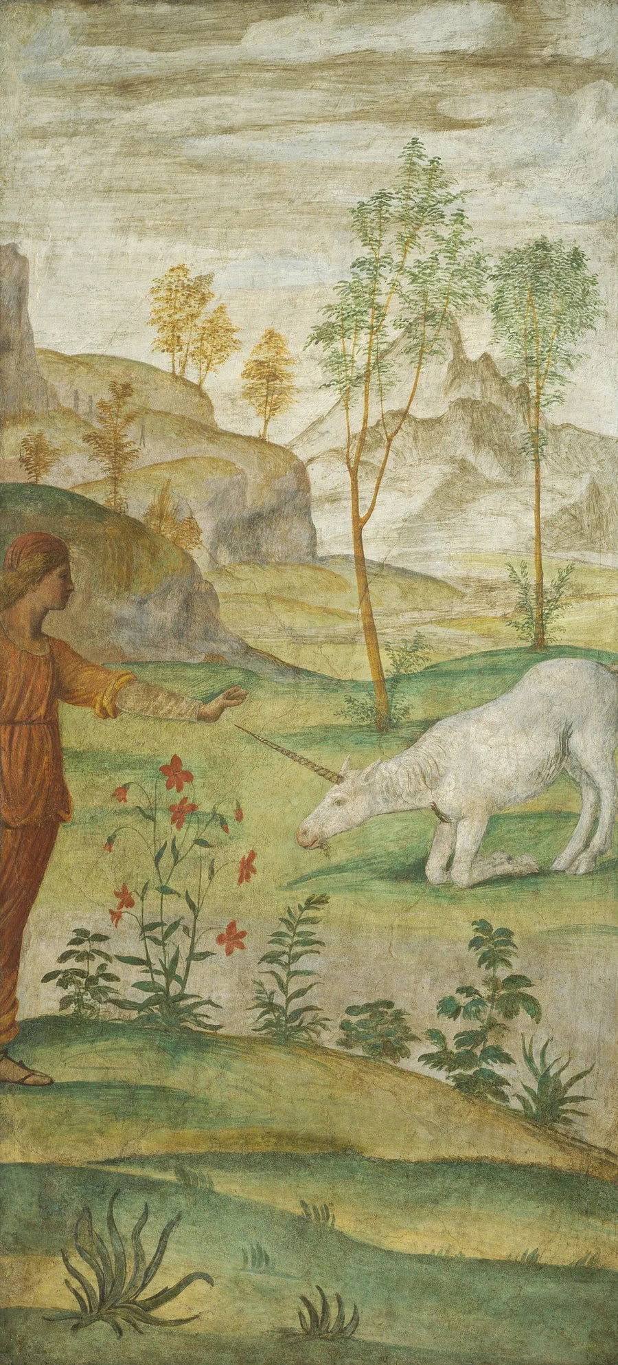 Procris ja yksisarvinen - Bernardino Luini