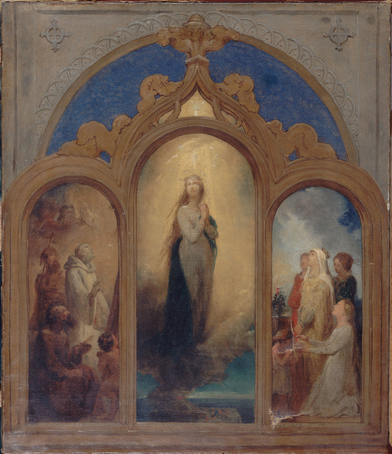 Projekti triptyykille - Ary Scheffer