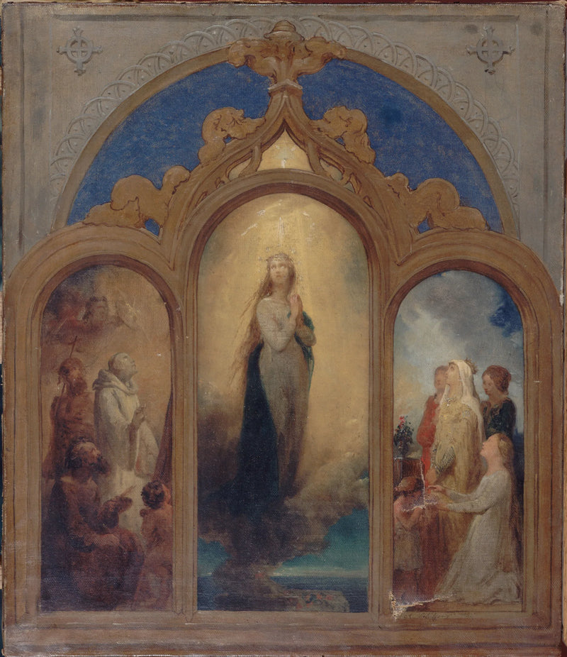Projekti triptyykille - Ary Scheffer
