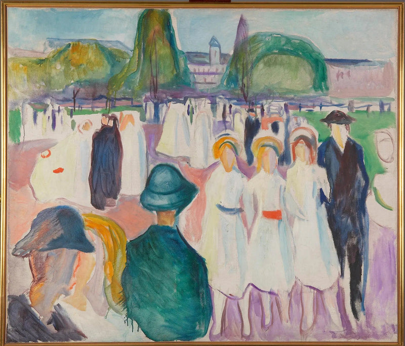 Kevätkävely - Edvard Munch